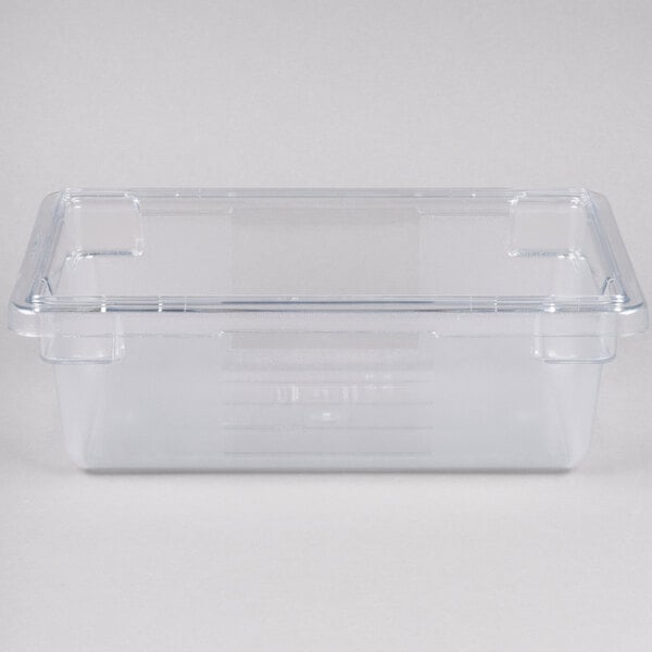 Rubbermaid Fg330900clr Clear Polycarbonate Food Storage Box 18 X 12 6
