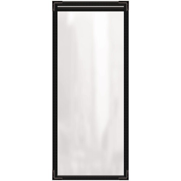 A white rectangular object with black border.