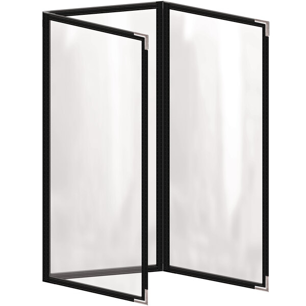 A black rectangular object with white lines.