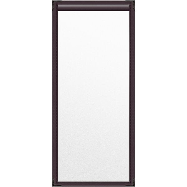 A white rectangular object with a black border.