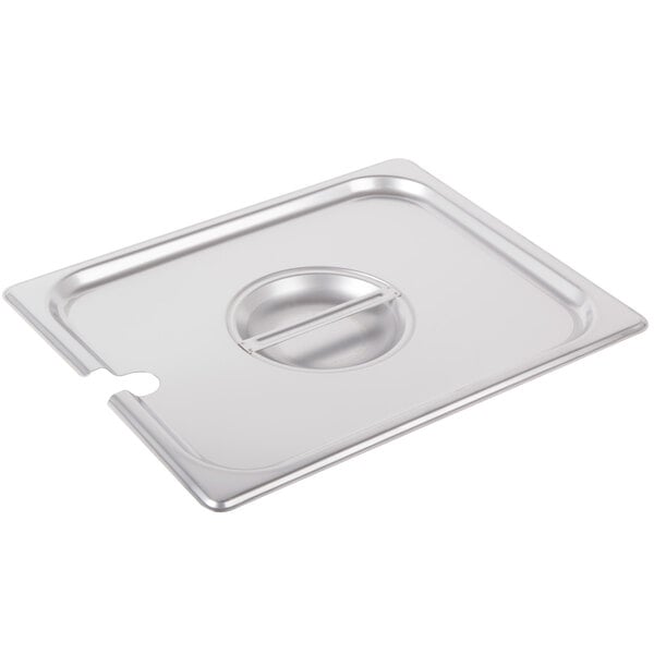Choice 1/2 Size Stainless Steel Solid Steam Table / Hotel Pan Cover