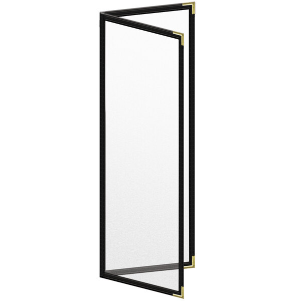 A white rectangular object with a black border.