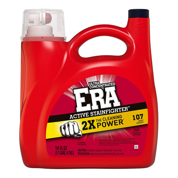 Era 10030772167615 141 fl. oz. 2X Laundry Detergent with Active Stainfighter - 4/Case