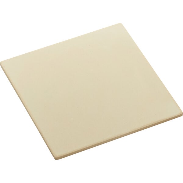 An American Metalcraft square cordierite pizza stone on a white background.