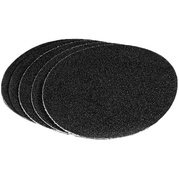 A pack of 50 black Hook and Loop sandpapers.