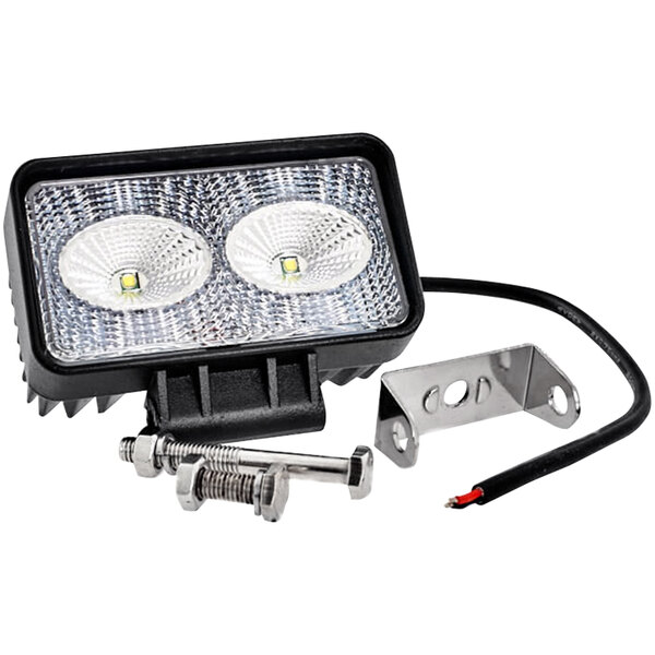 An Ideal Warehouse Forklift Front Spotter with a pair of LED work lights.