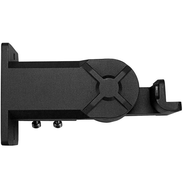 A black TCP Elements LED area light slipfitter mount with screws.