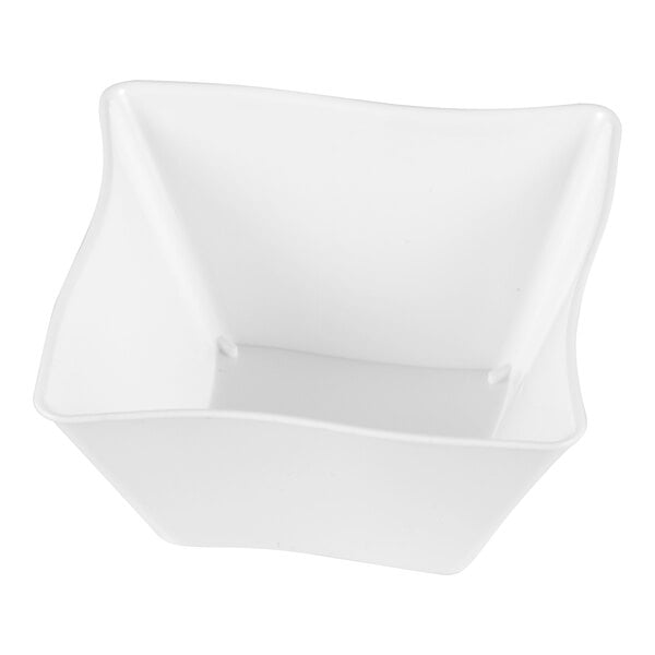 Fineline Wavetrends 105-WH White Plastic Bowl 5 oz. - 120/Case