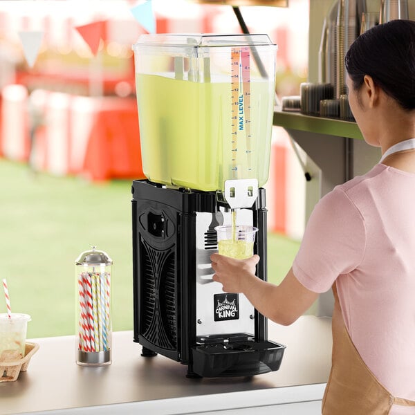 Carnival King RBD5G1 Single 5 Gallon Bowl Refrigerated Beverage Dispenser - 120V
