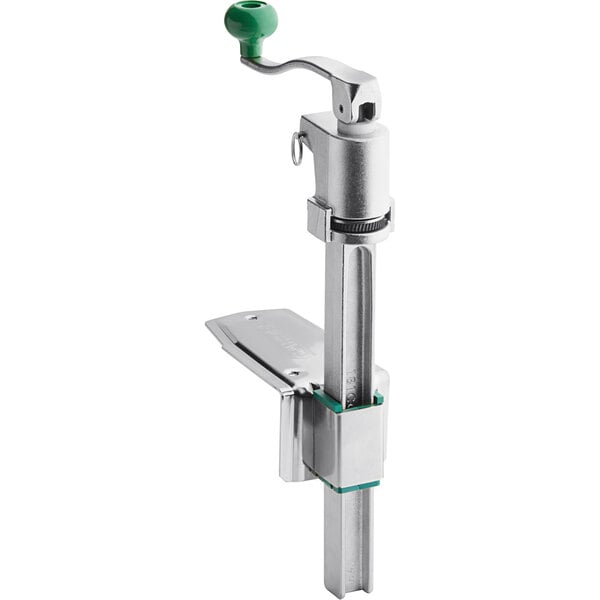 A Garde XL heavy-duty commercial can opener with a green handle.