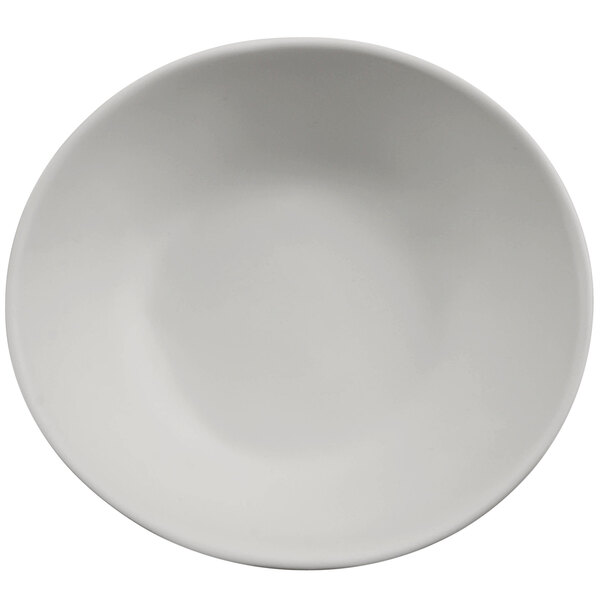 A white cheforward melamine bowl.