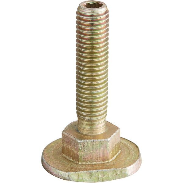 An Avantco adjustable metal bolt with a nut on top.