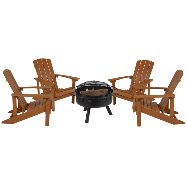 teak fire pit chairs