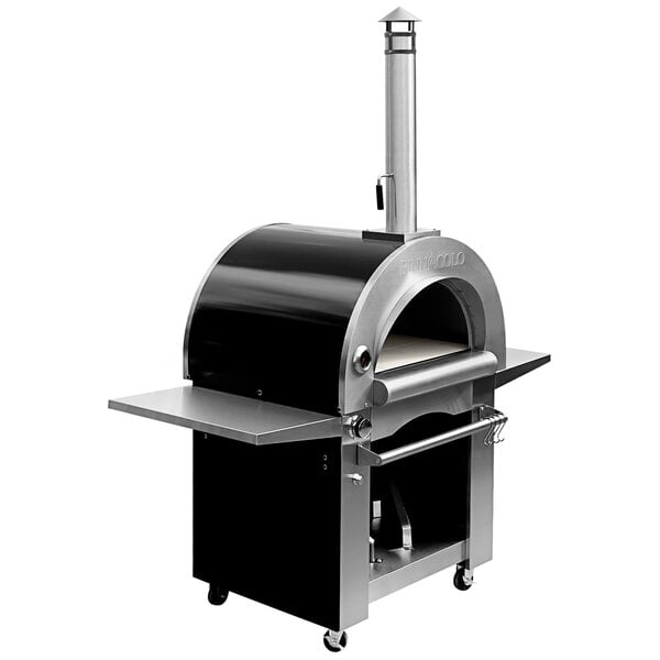 Propane Tank Burning Outdoor Pizza Oven with Accessories in Stainless Steel