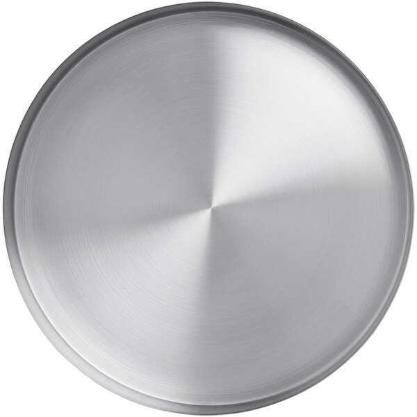 An American Metalcraft stainless steel bowl with a circular texture on the surface.