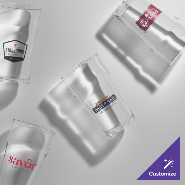 Arcoroc V3471 20 oz. Customizable Fully Tempered English Pub / Nonic Glass by Arc Cardinal - 24/Case