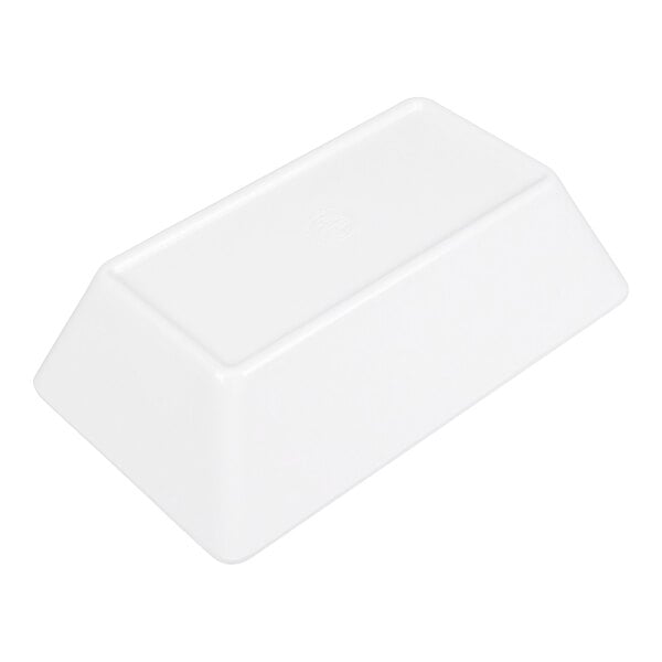 American Metalcraft Endurance 48 oz. White Rectangular Melamine Serving Bowl