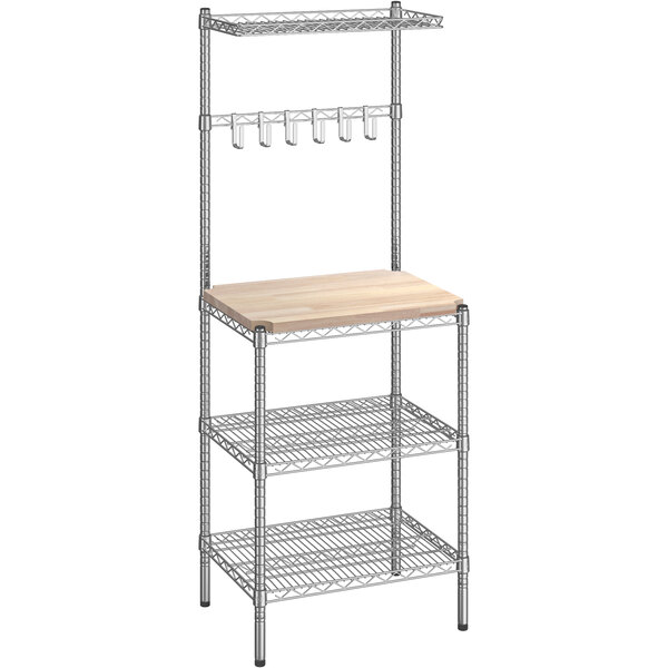 Wire shelf bakers rack discount