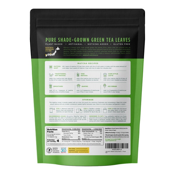 Jade Leaf Culinary Matcha Powder 1 lb. (454g)