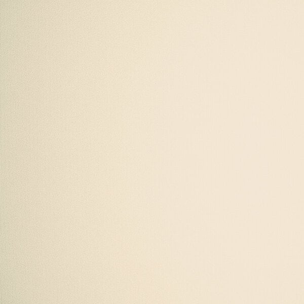 A close-up of a white Lancaster Table & Seating outdoor chair surface with a tan fabric cushion with a small stripe.