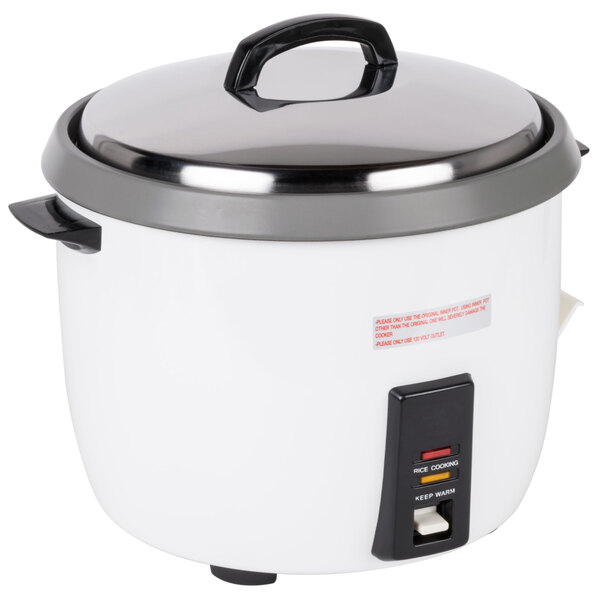 Thunder Group 60 Cup (30 Cup Raw) Non-Stick Commercial Rice Cooker ...