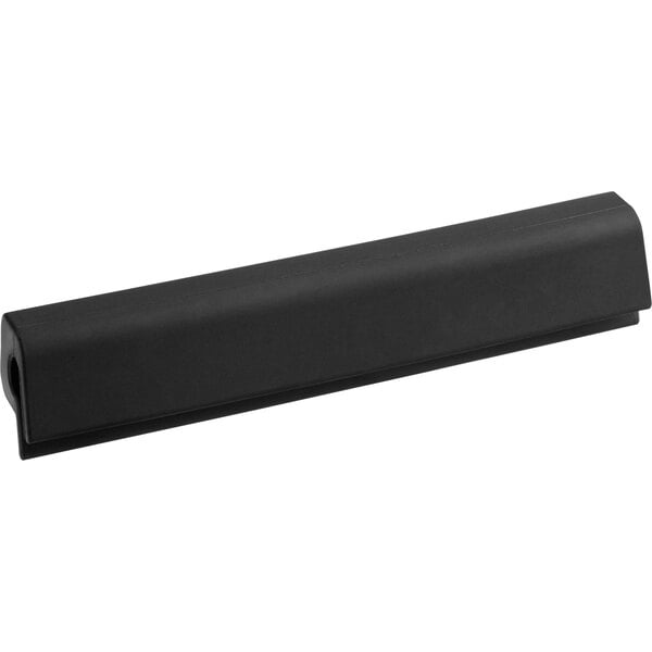 A black rectangular Baker's Mark silicone clip with a hole in the center.