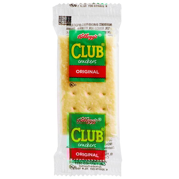 A two-pack of Kellogg's Original Club crackers.