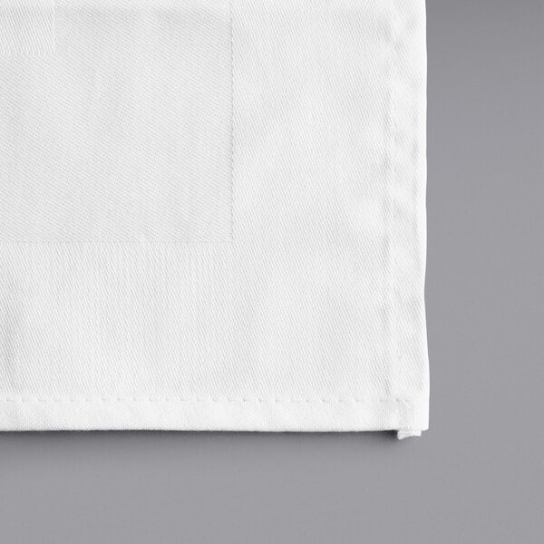 Oxford White 100% Ringspun Cotton Damask Satin Band 2-Side Oxford White 100% Ringspun Cotton Damask Satin Band 2-Side