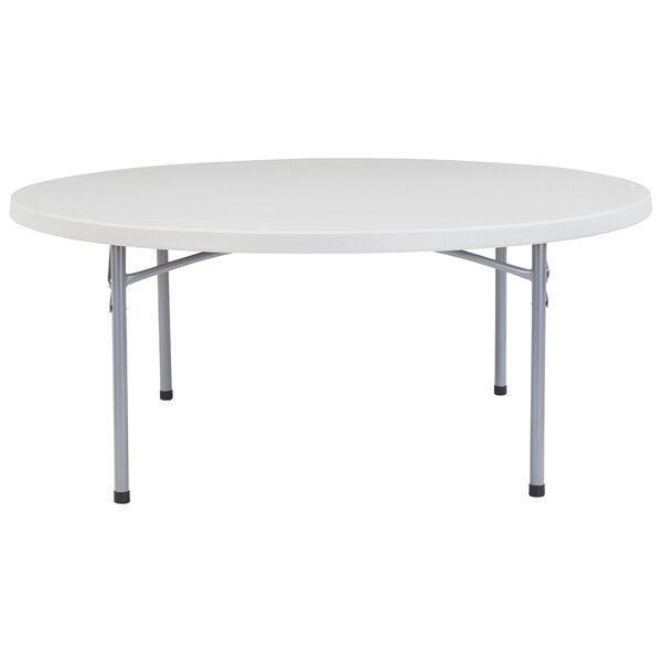 Nps Round Folding Table 71 Plastic, Round Fold Up Table