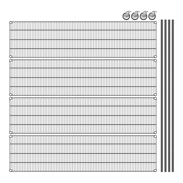A drawing of a grid with lines and numbers, similar to a grid paper.