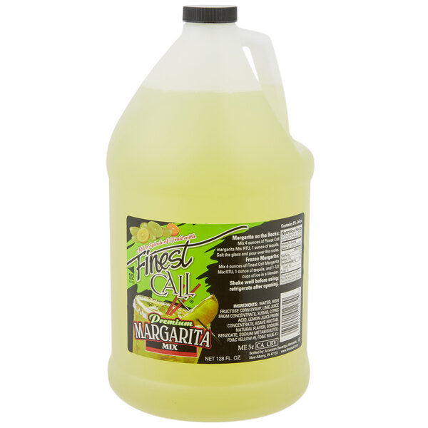 Finest Call 1 Gallon Ready To Use Margarita Mix 4 Case,Cake Flour Substitute