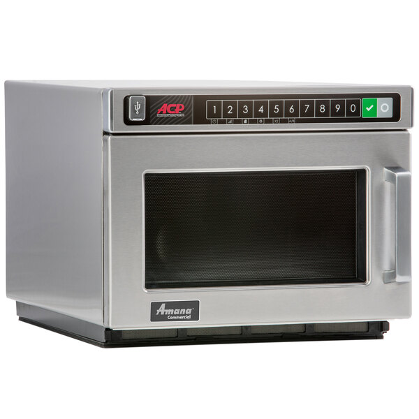 Amana Hdc212 Heavy Duty Stainless Steel Commercial Microwave 208
