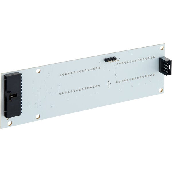 A white MainStreet Equipment display board with black connectors.