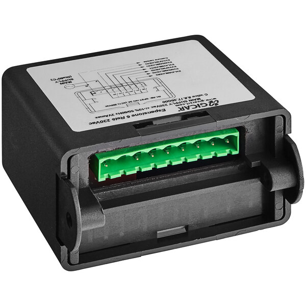 A black MainStreet Equipment relay control board with a green and white label.