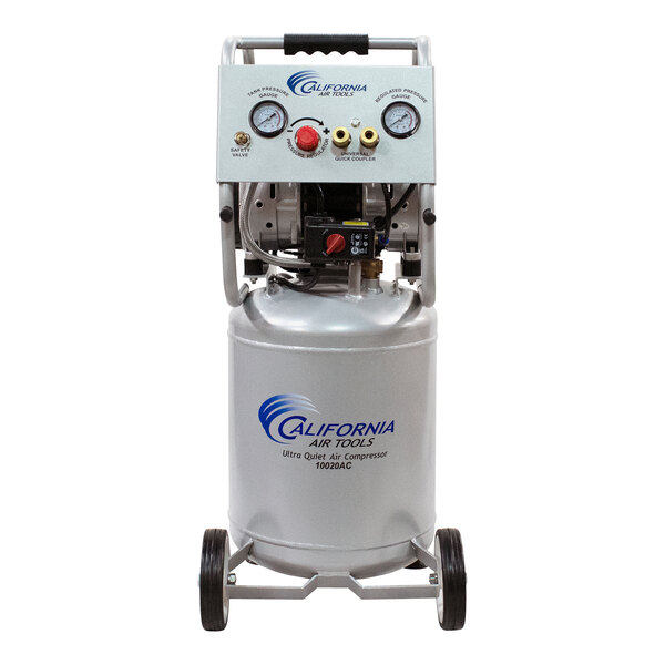 A California Air Tools air compressor with an aluminum tank and air pump.