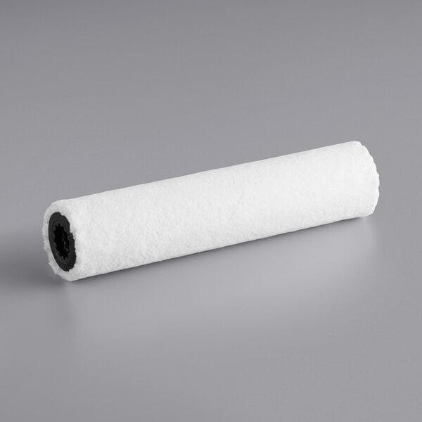 A Nilfisk cylindrical brush with white fabric pads.
