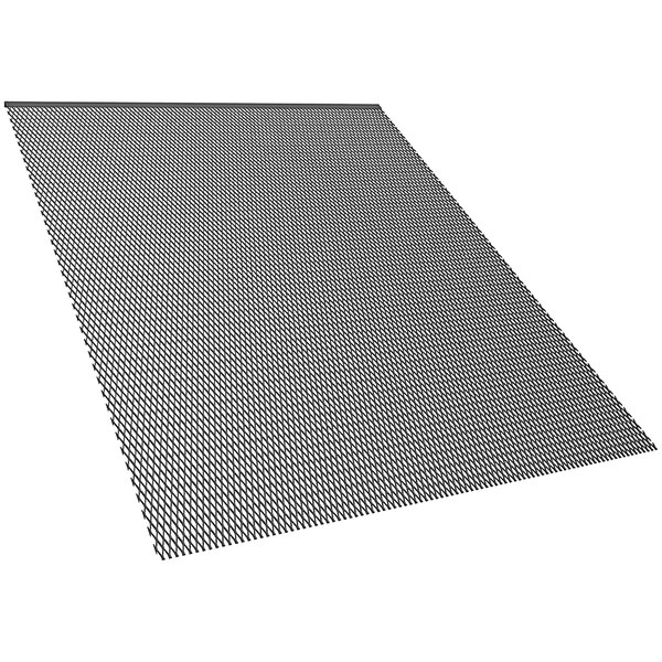 A wire mesh panel with a black grid on a white background.