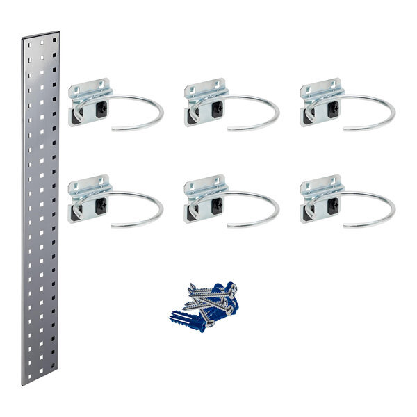 A Triton LocBoard kit with metal brackets and screws.