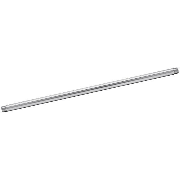 A long metal rod with a screw on the end.