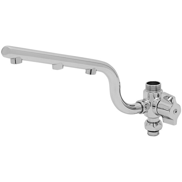 A silver T&S Ultrarinse sprayer arm for swing nozzles with a long handle.