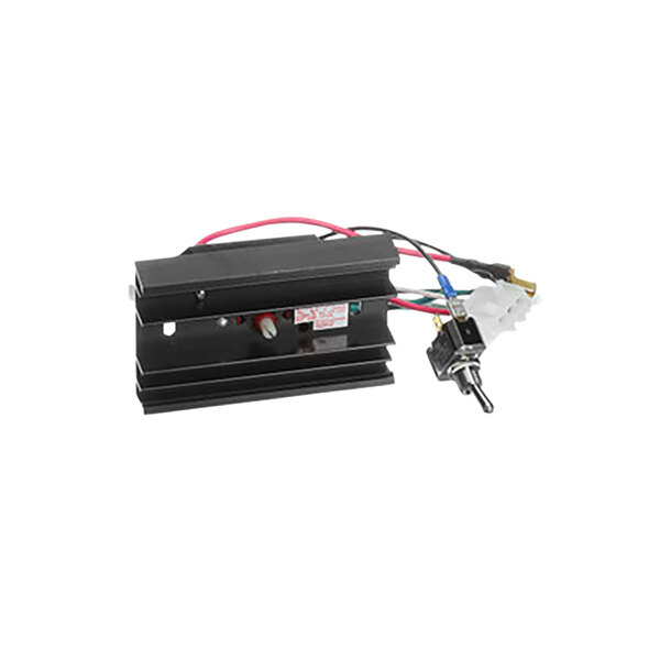 The control panel for a Portacool Jetstream 250 with wires.