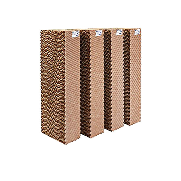 Three cardboard boxes with Portacool labels on top of brown corrugated boxes.