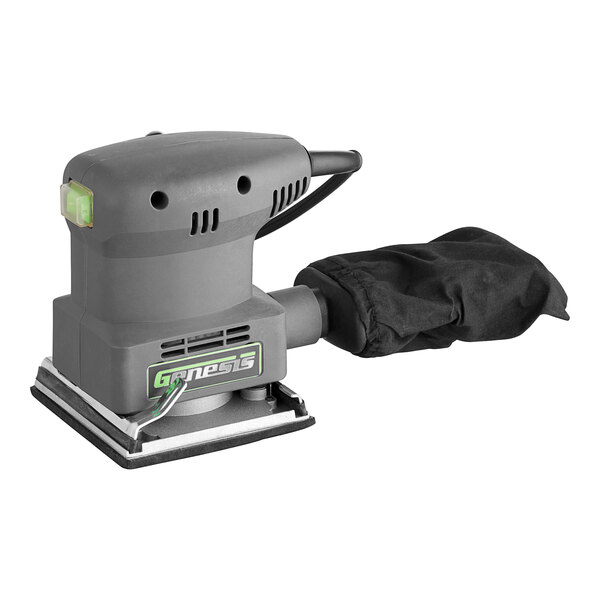 Genesis 1/4 Sheet Palm Sander with Dust Collector Bag Genesis 1/4 Sheet Palm Sander with Dust Collector Bag