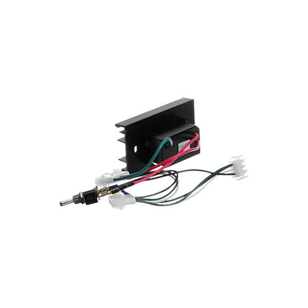 The control panel for a Portacool Jetstream 260 with red and green wires.