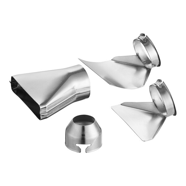 The Genesis heat gun with assorted metal nozzles.