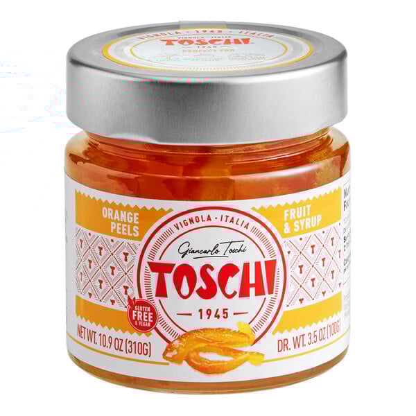 Toschi Orange Peels in Syrup 10.9 oz. (310 g)