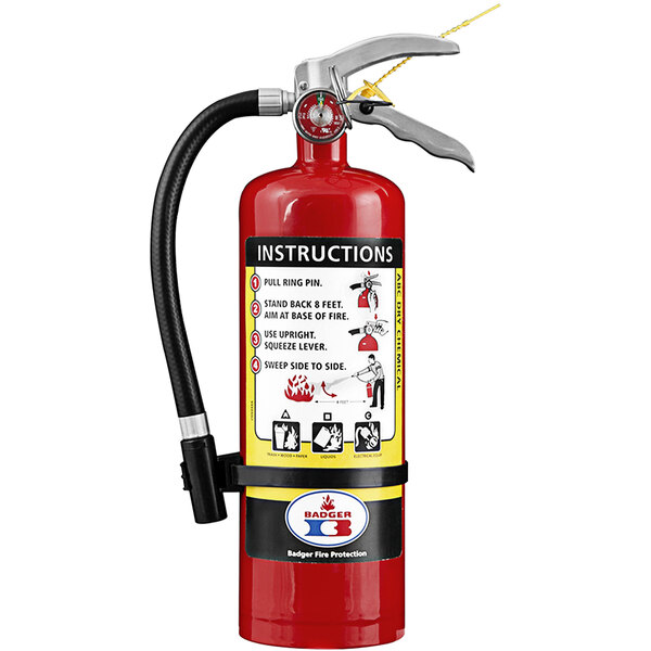 Badger 22486 5 lb. Standard ABC Multipurpose Dry Chemical Fire