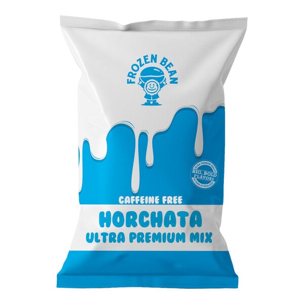 A bag of Frozen Bean Horchata Ultra Premium Mix.