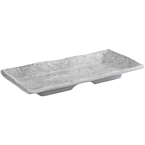 A white rectangular APS Element small melamine tray.