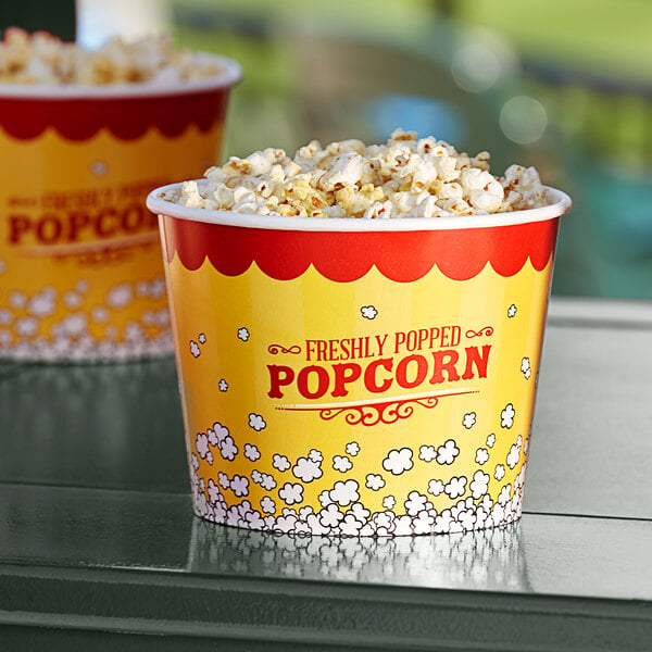 150/Case Popcorn Cup Red 170 oz